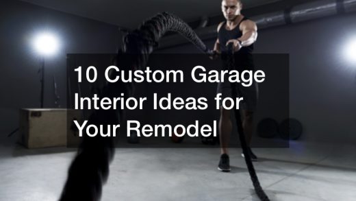 custom garage interior ideas